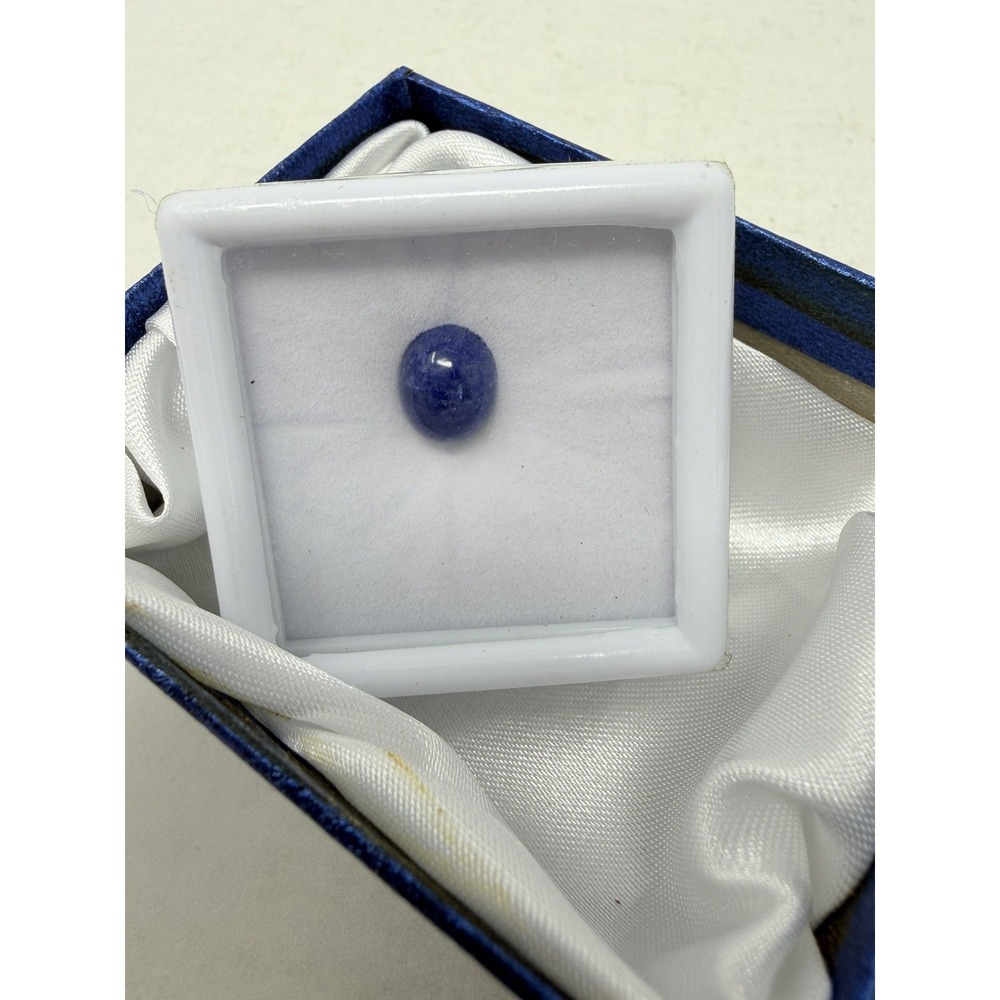 Shop LC Dark Blue Aventurine Oval Shaped Loose Gemstone for Jewelry Making 5097